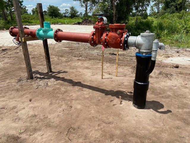 Irrigation install on a Central Florida property